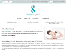 Tablet Screenshot of naturamagnetic.com